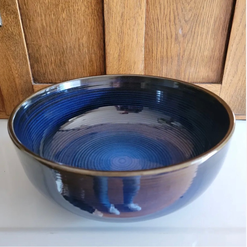 Thomas O’Brien Vintage Modern Cobalt Salad/Serving Bowl VGC 💙